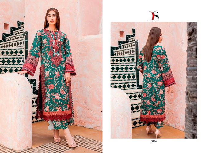 Firdous Flora By Deepsy 3071-3078 Pakistani Suit Catalog